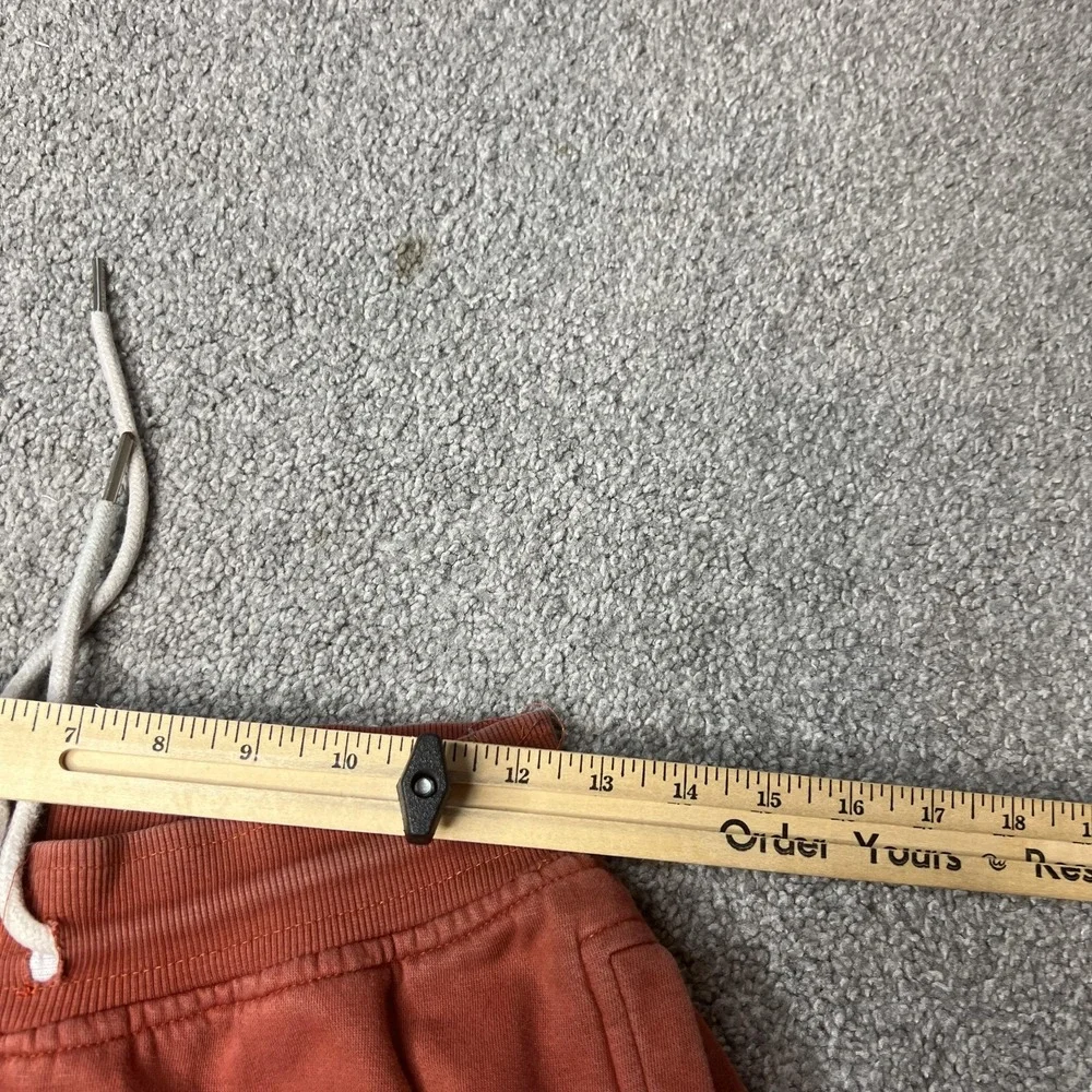 True Religion Rust Orange Sweatpants with White Logo